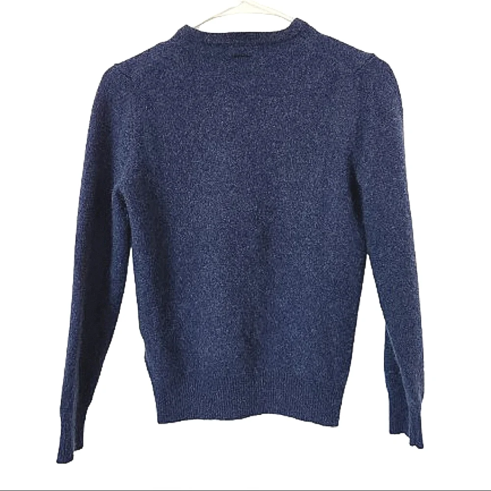 Article 365 Navy Cashmere Sweater Medium - Picture 3 of 6